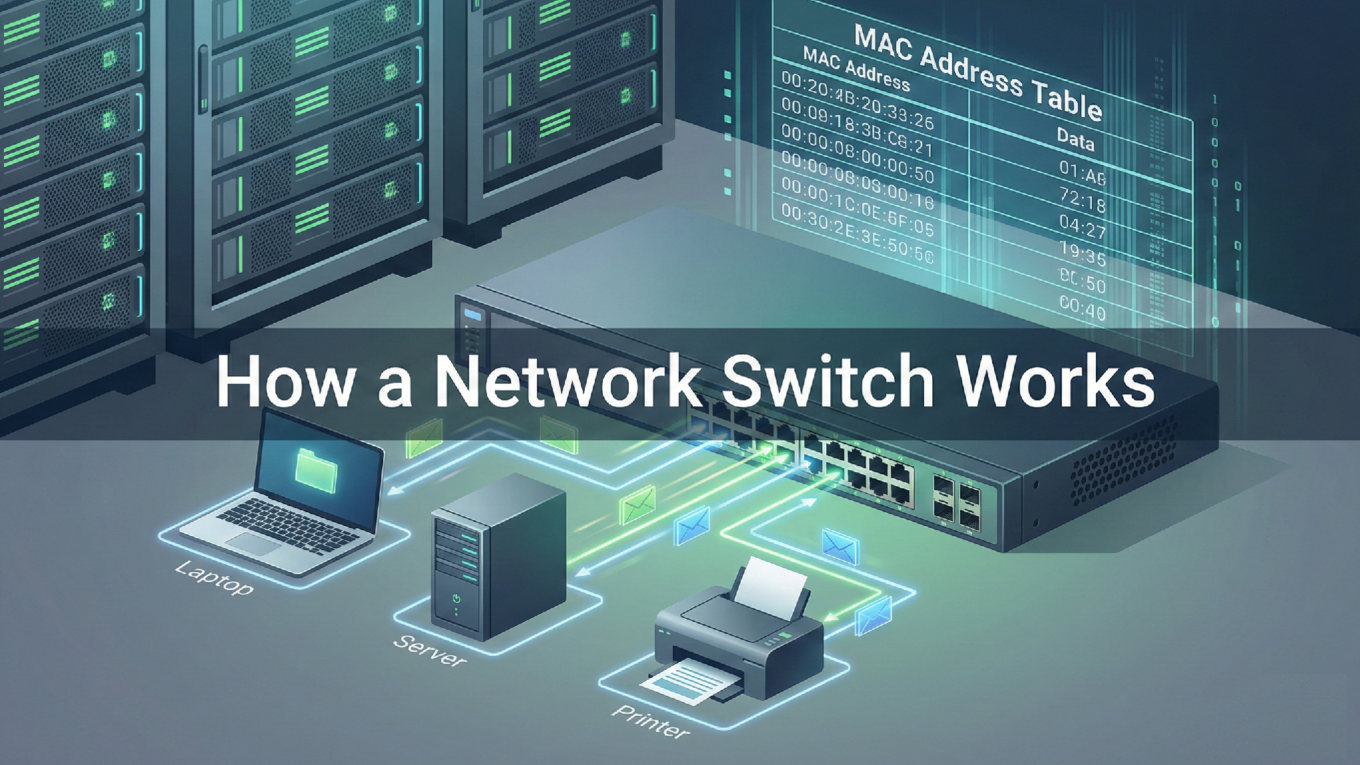 How a network switch works